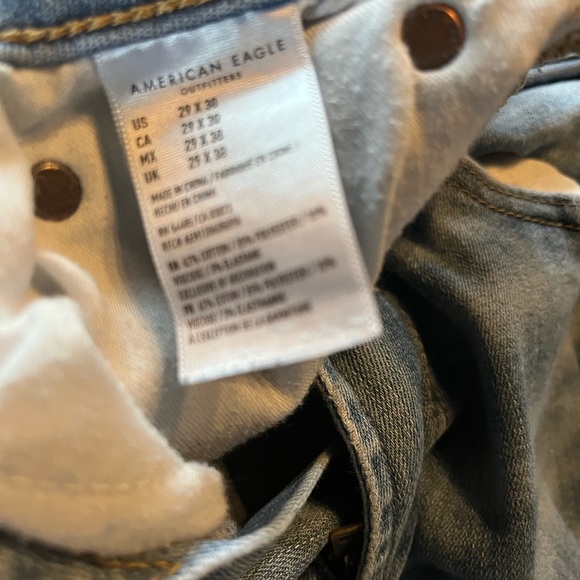 American Eagle Outfitters Ripped Skinny Jeans - Blue - Picture 9 of 9